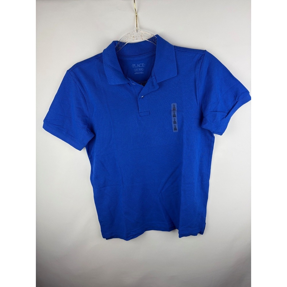 The Children's Place‎ Polo Shirt Royal Blue Short Sleeve Boys Large 10/12 Preppy